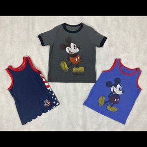 Boys’ XXS(3t/4t) Official Disney Parks 3 Piece Lot